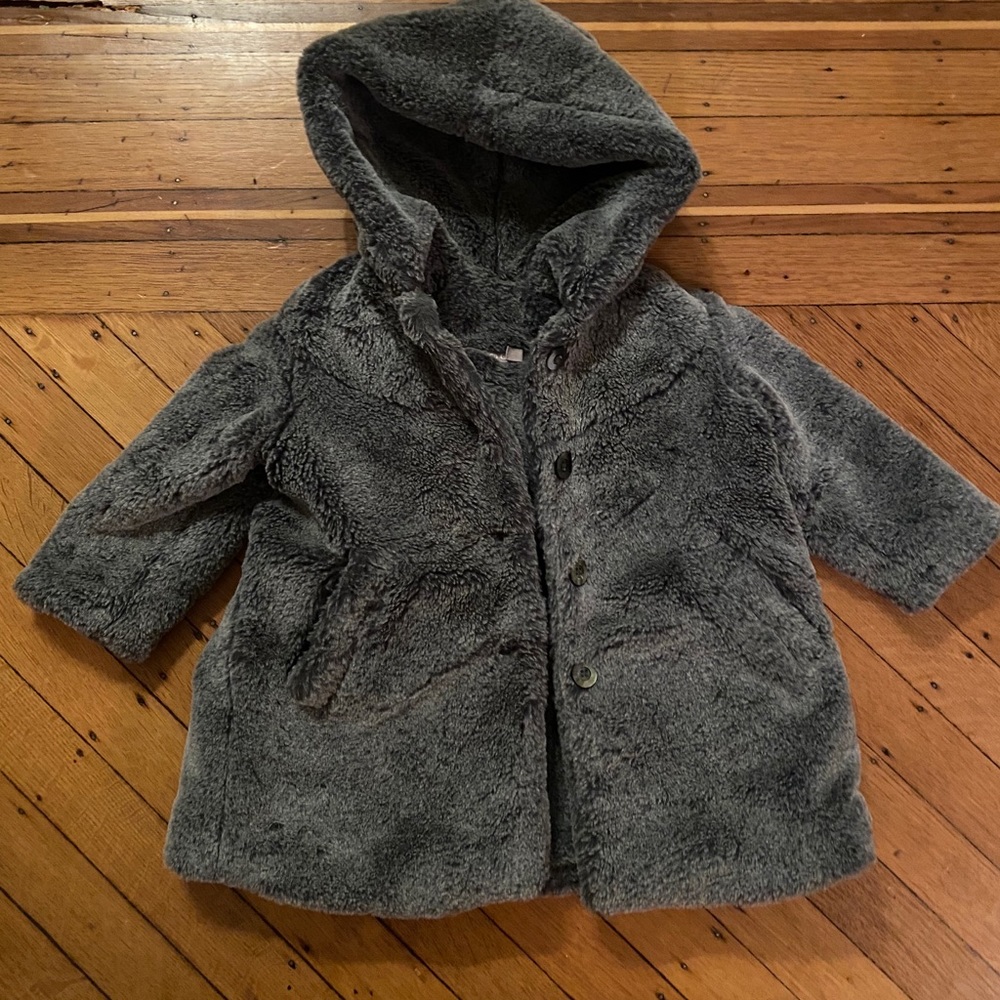 Je suis en CP toddler faux fur coat
